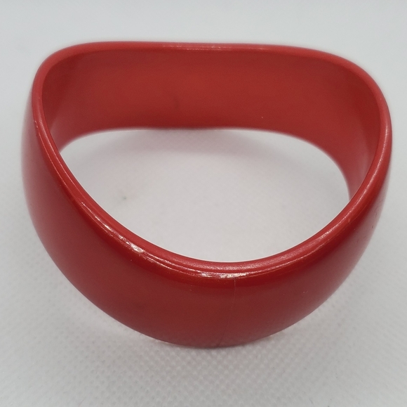 🍋 Vintage Retro Red Wavy Bracelet - Picture 6 of 6